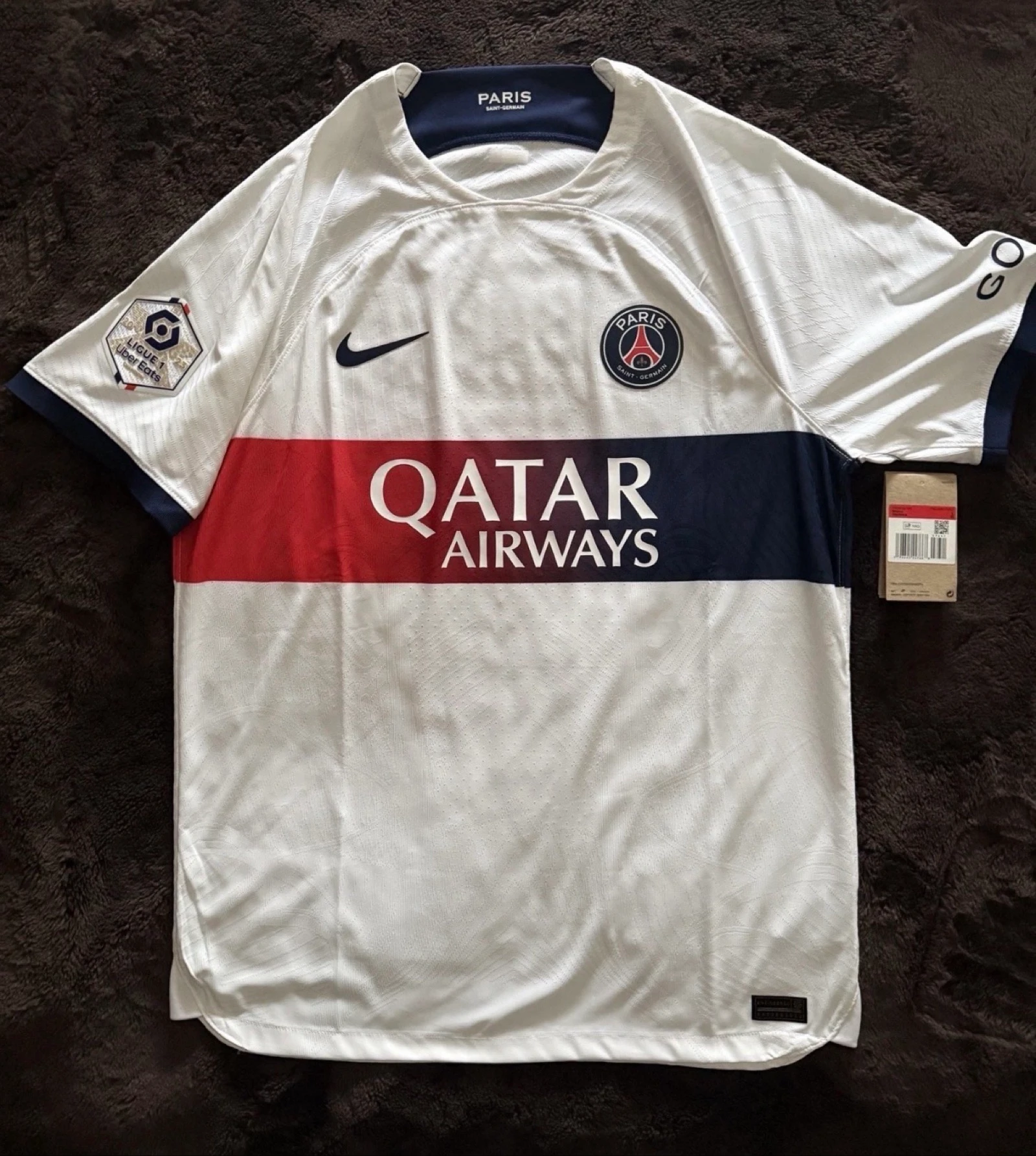 Camiseta oficial PSG 2023/2024 Vapor partido Mbappé campeón Ligue 1 talla L nueva – photo 6
